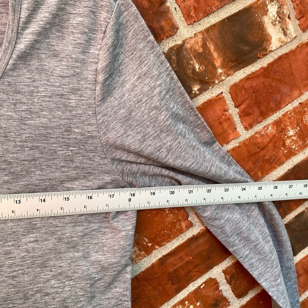 Lucy Womens Medium Heathered Gray Basic Base Laye… - image 6